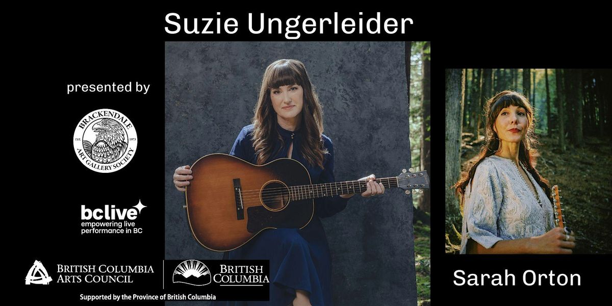 Suzie Ungerleider with opening set by Sarah Orton, 7 November | Event in Squamish | AllEvents