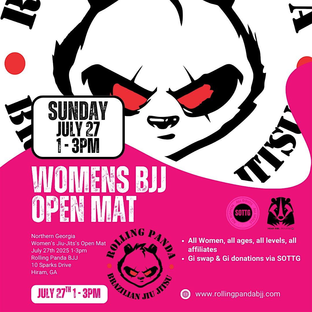 Womens Brazilian JiuJitsu Open Mat, 27 July | Event in Hiram | AllEvents