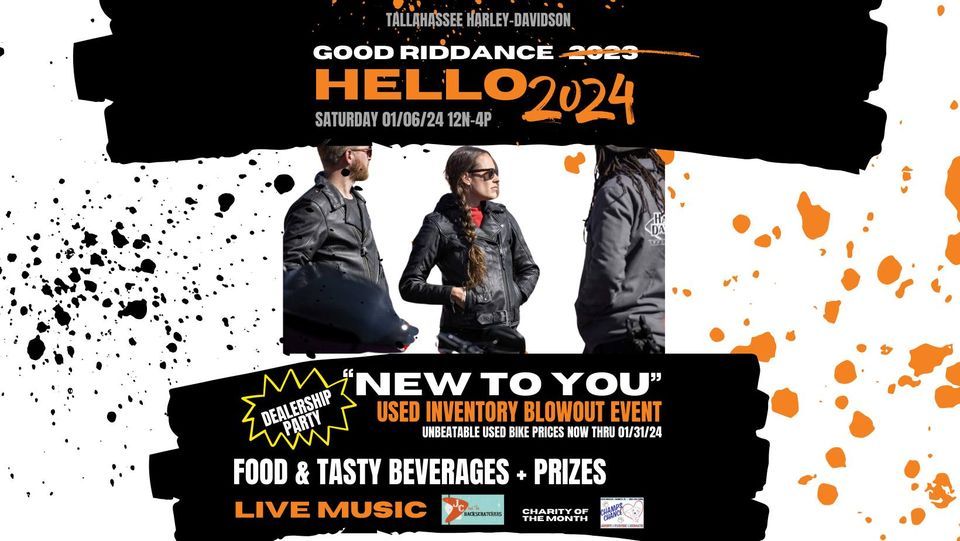 GOOD RIDDANCE 2023, Tallahassee Harley-Davidson, January 6 2024 ...