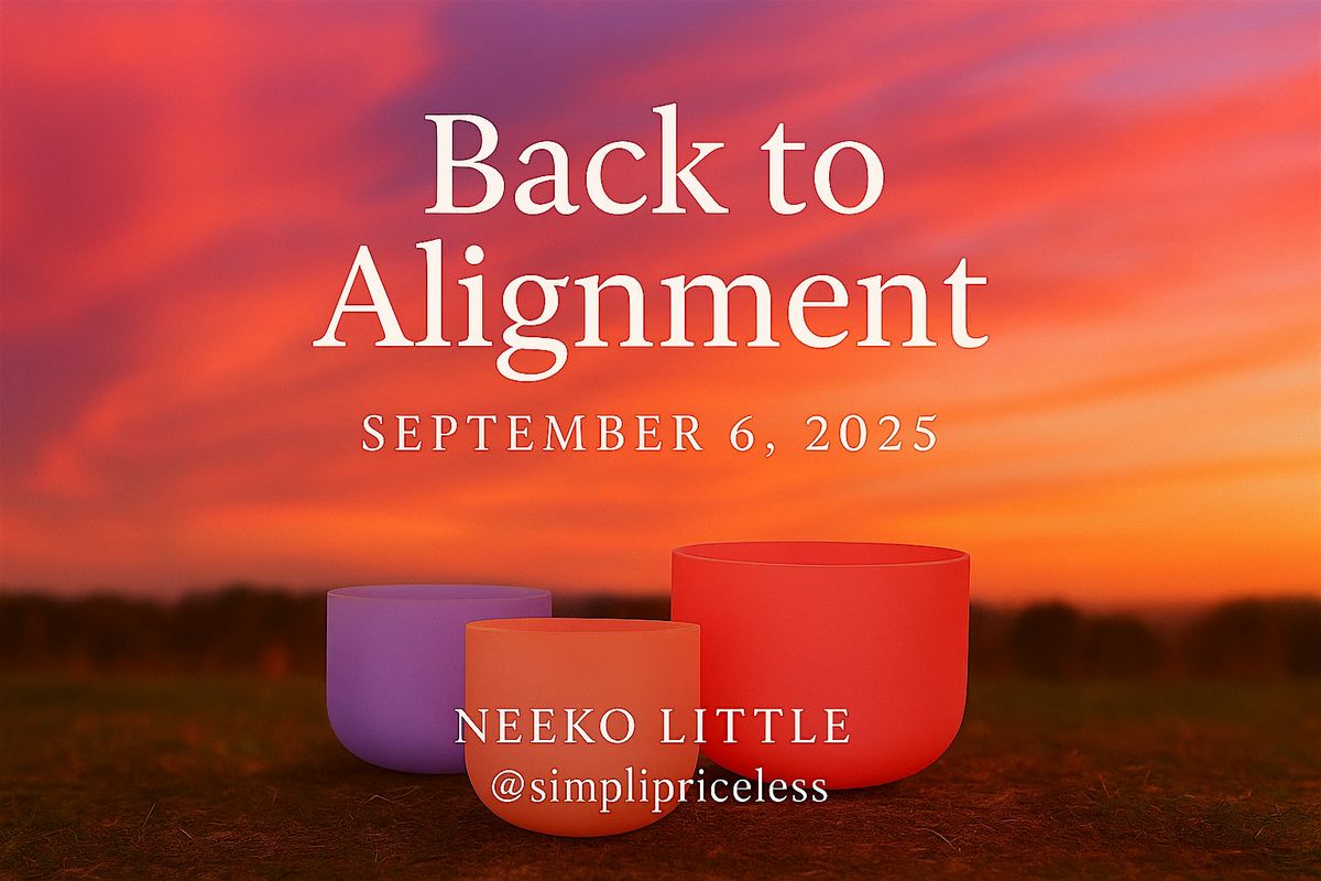 Back to Alignment: A Sacred Reset Before the Season Shifts, 6 September | Event in Detroit | AllEvents