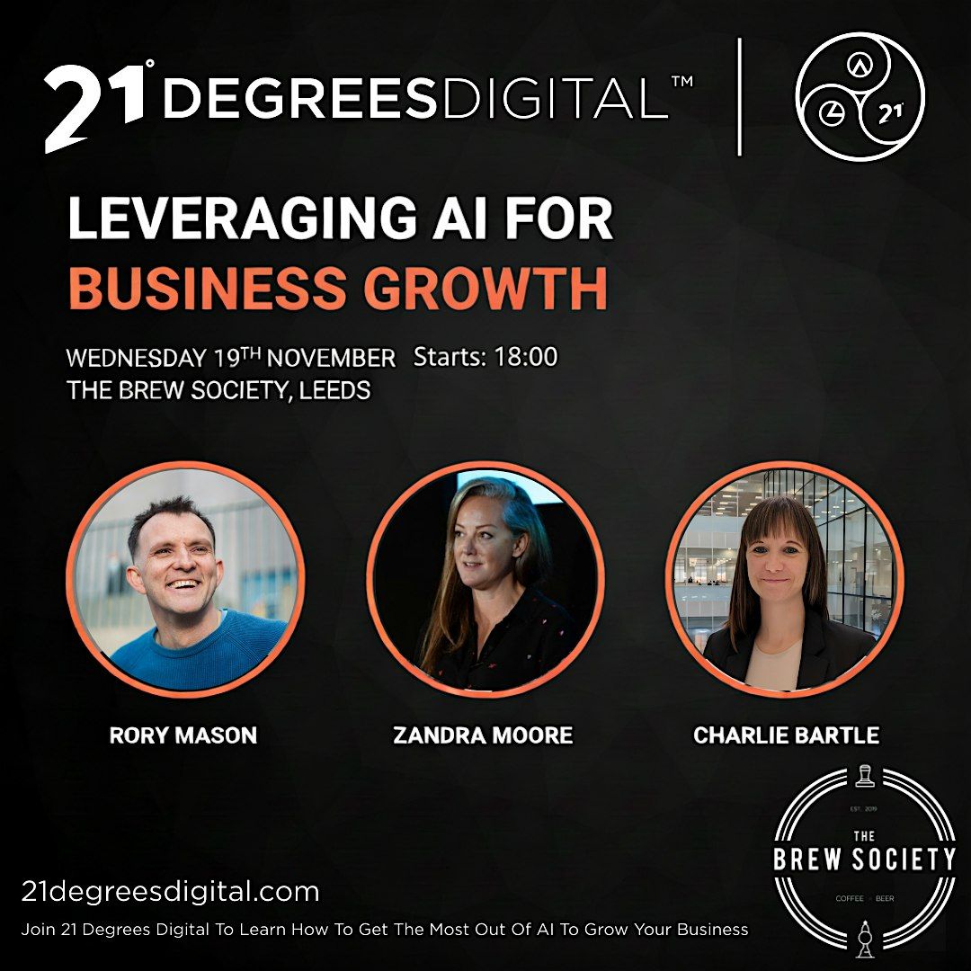 Leveraging AI for Business Growth, 19 November | Event in Leeds | AllEvents