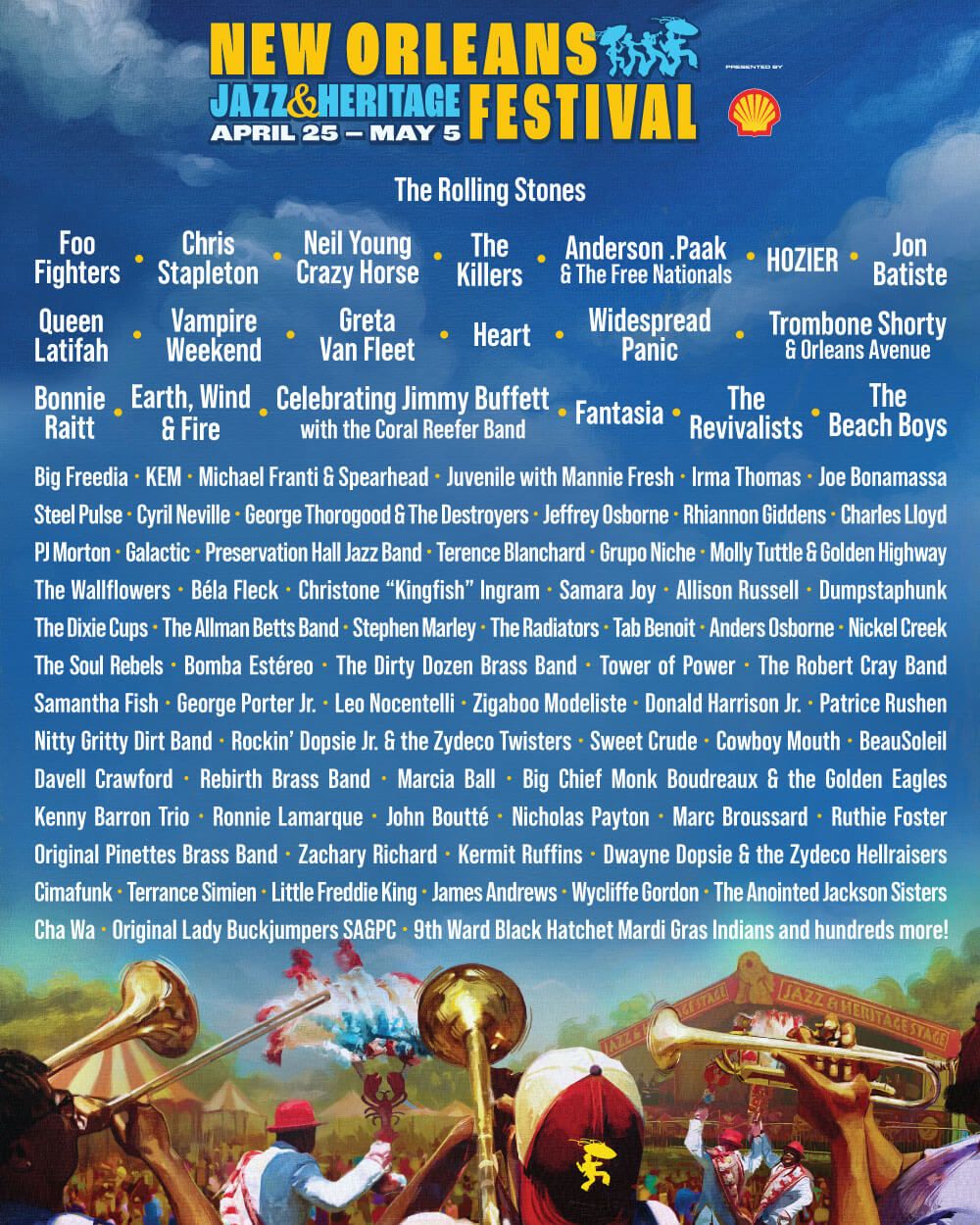 2025 New Orleans Jazz And Heritage Festival: Weekend 1 - Sunday 