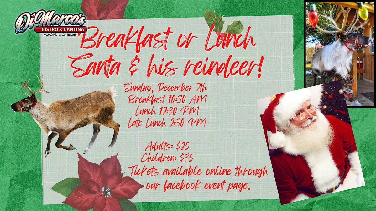 Breakfast or Lunch with Santa & his Reindeer, 7 December | Event in Uniontown | AllEvents
