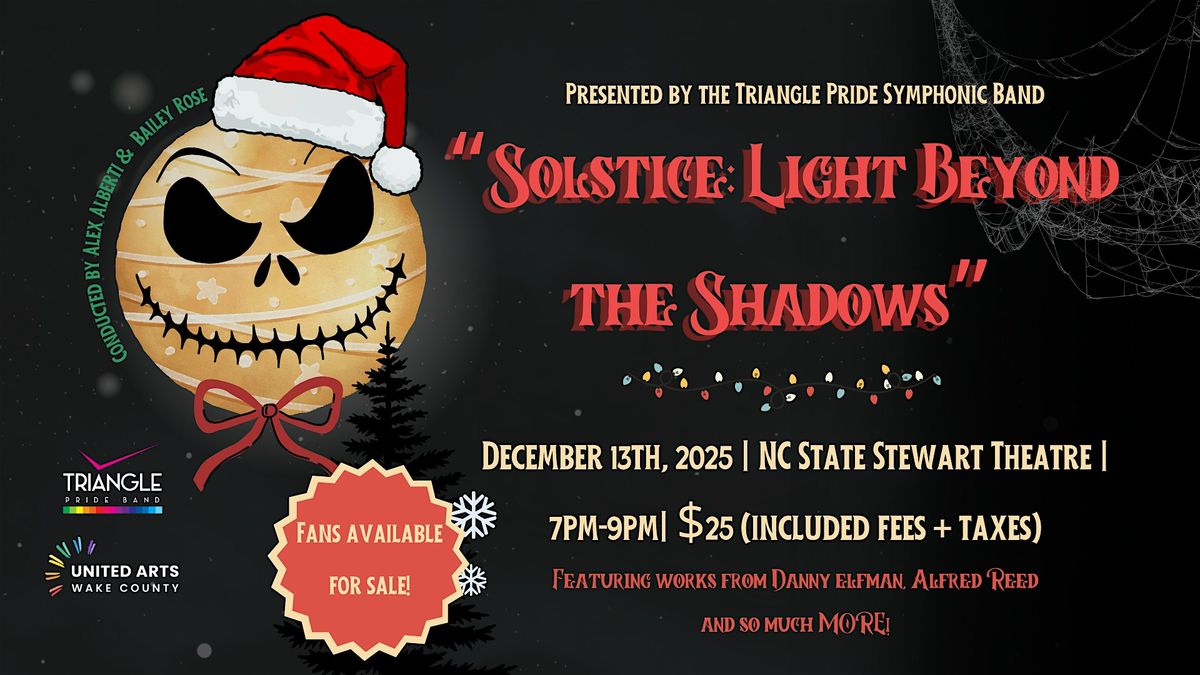 Solstice: Light Beyond the Shadows, 13 December | Event in Raleigh | AllEvents