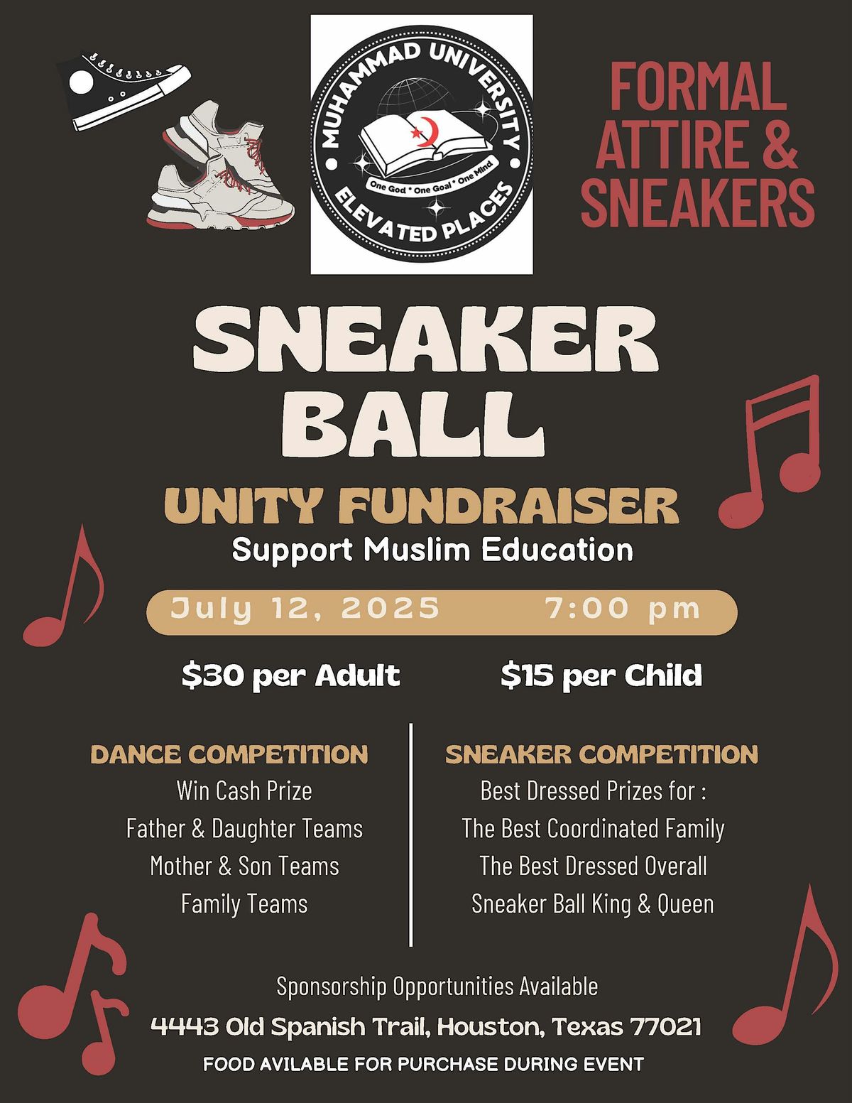 Sneaker Ball Unity Fundraiser, 12 July | Event in Houston | AllEvents