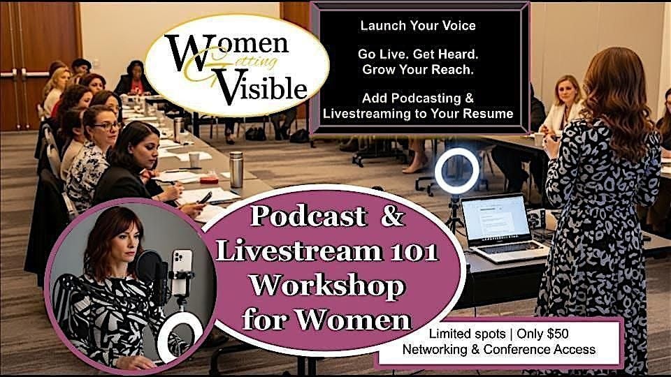 Share Your Voice - Made Simple: Podcasting & Livestreaming 101, 12 October | Event in Washington | AllEvents