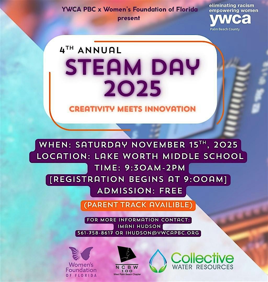 4th Annual S.T.E.A.M Day:  Innovation Meets Creativity, 15 November | Event in Lake Worth Beach | AllEvents