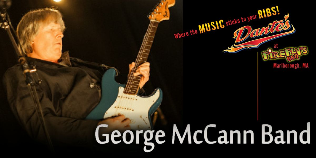 George McCann in Dante's at Firefly's BBQ, 8 August | Event in Marlborough | AllEvents