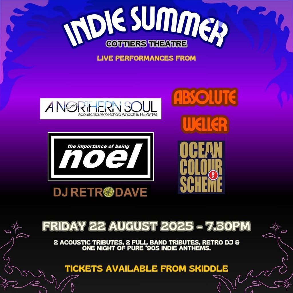 Summer Indie/Britpop Night - Live Tributes & DJ, 22 August | Event in Glasgow | AllEvents
