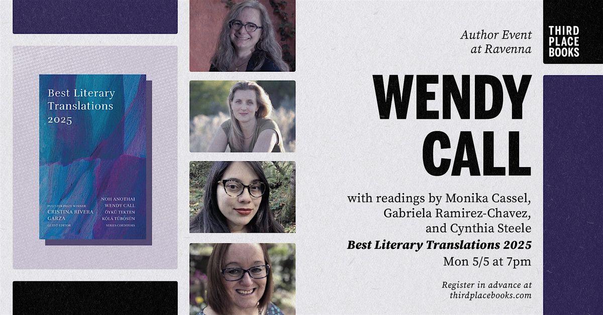Wendy Call and contributors present 'Best Literary Translations 2025' | Event in Seattle | AllEvents