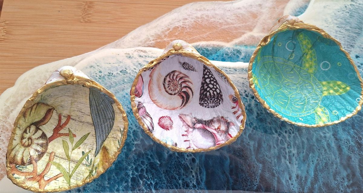 Sea Turtle Decoupage Shells, 16 August | Event in Melbourne Beach | AllEvents