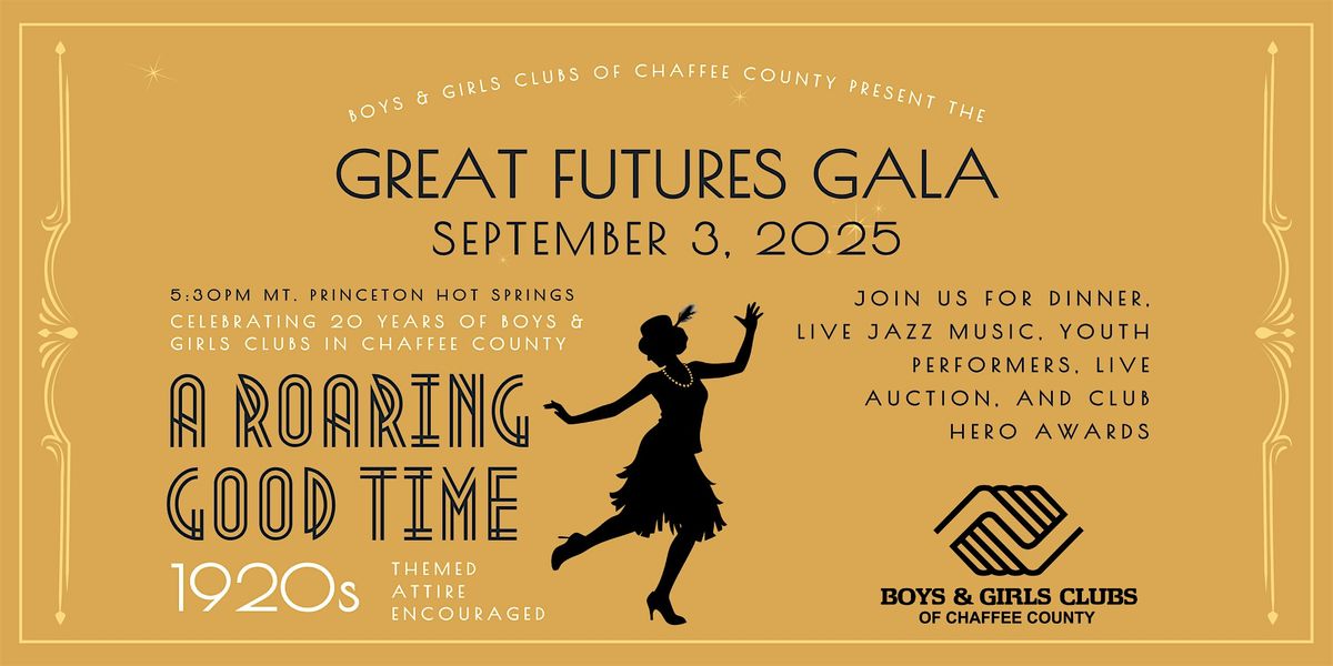 Great Futures Gala 2025, 3 September | Event in Nathrop | AllEvents