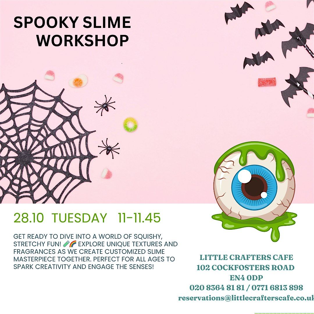 SPOOKY SLIME WORKSHOP, 28 October | Event in Barnet | AllEvents