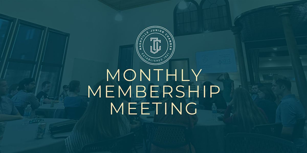 June Monthly Membership Meeting, 24 June | Event in Nashville | AllEvents