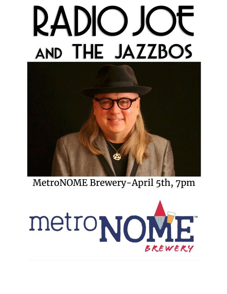 RADIO JOE & The Jazzbos, MetroNOME Brewery, Saint Paul, 5 April 2024