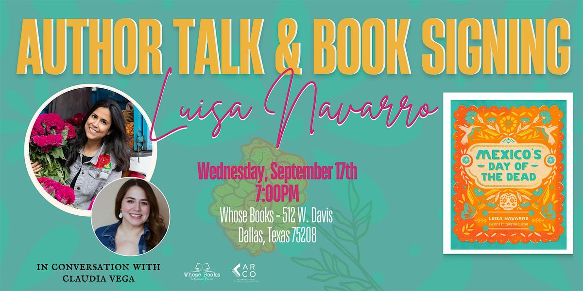 Celebrate Día de Muertos with Luisa Navarro, 17 September | Event in Dallas | AllEvents