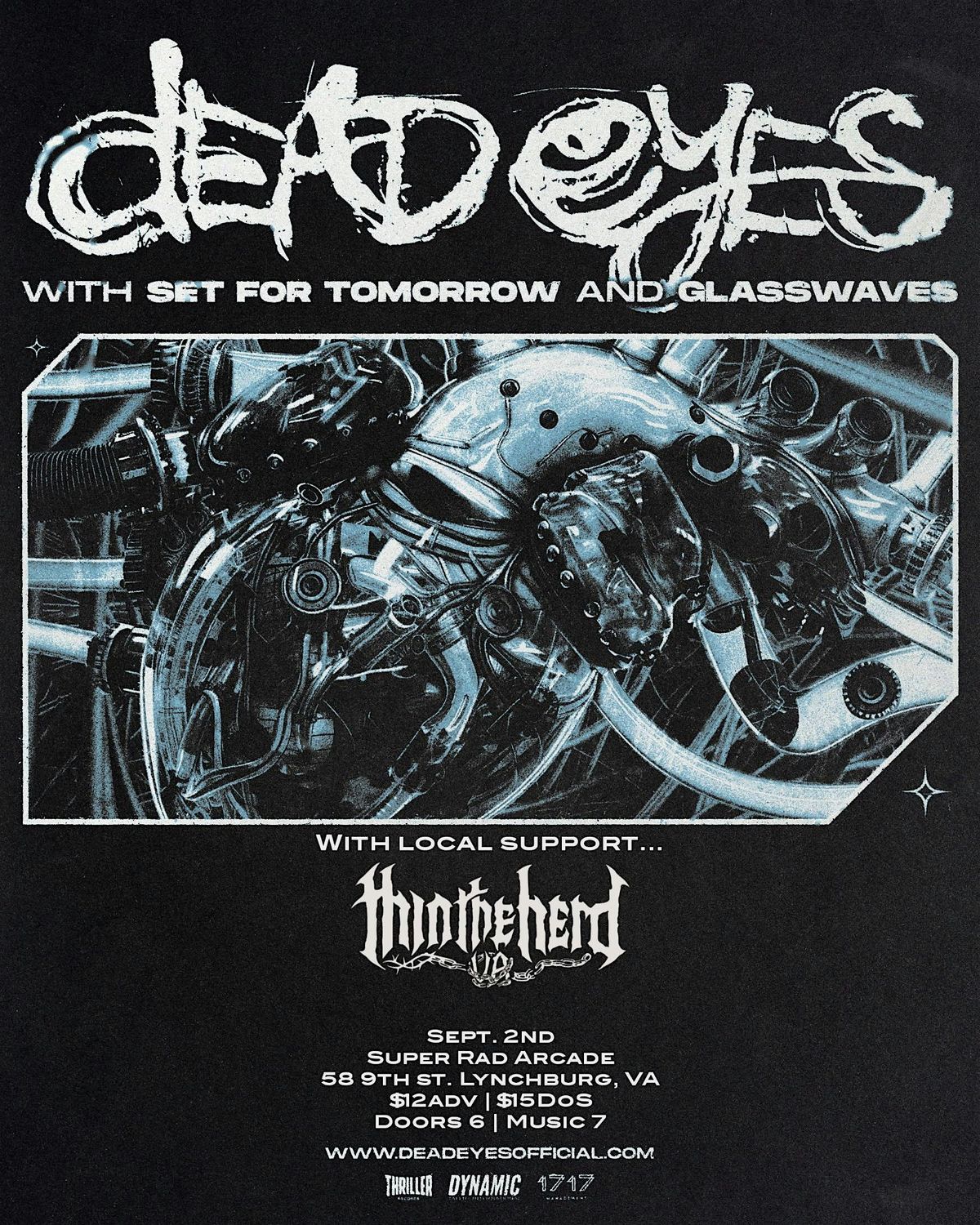 Deadeyes, Set For Tomorrow, Glasswaves, 2 September | Event in Lynchburg | AllEvents