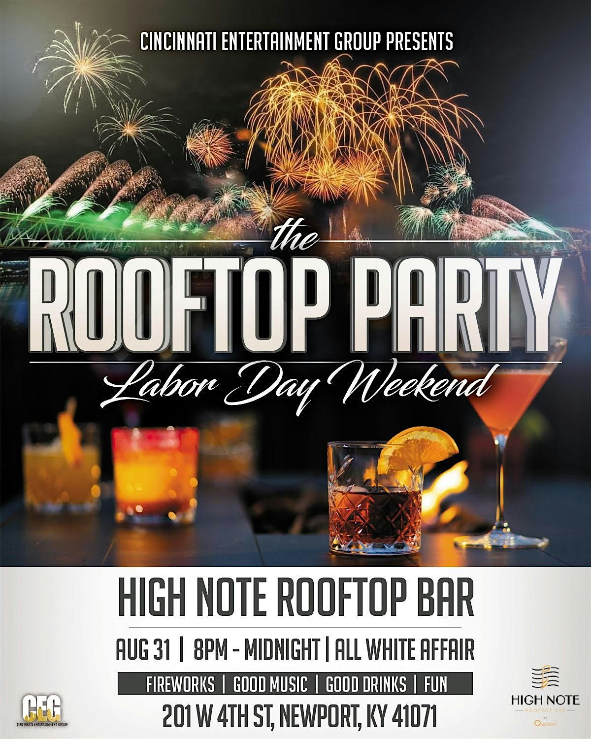 Labor Day Weekend All White Rooftop Party & WEBN Fireworks, 31 August | Event in Newport | AllEvents