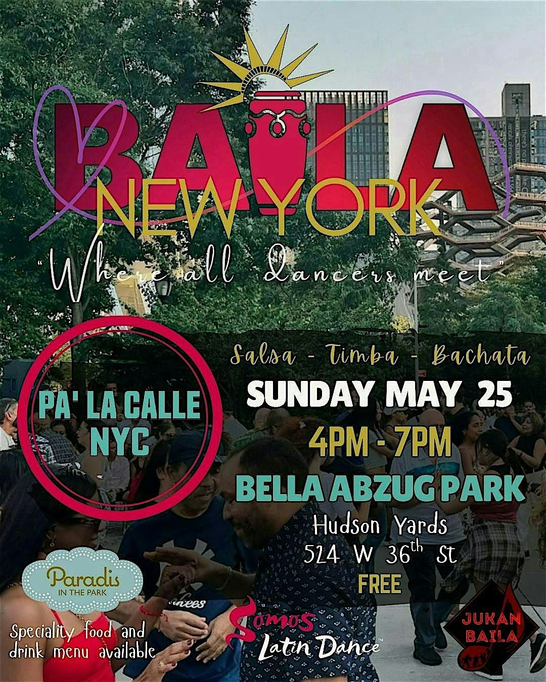 Free Salsa and Bachata Party, 25 May | Event in New York | AllEvents