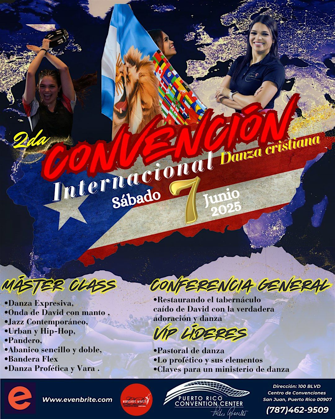 2da Convención Internacional Danza Cristiana, 7 June | Event in San Juan | AllEvents