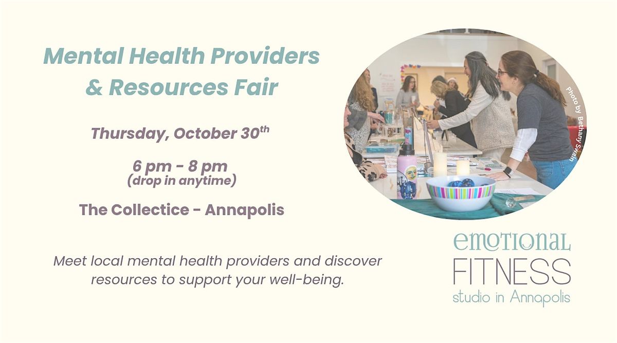 Mental Health Providers and Resources Fair! | Event in Annapolis | AllEvents
