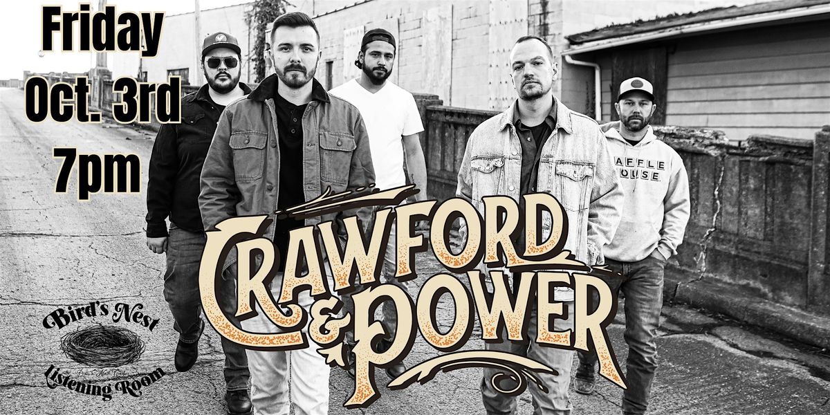 Crawford & Power at Bird's Nest Listening Room - Dunn NC, 3 October | Event in Dunn | AllEvents