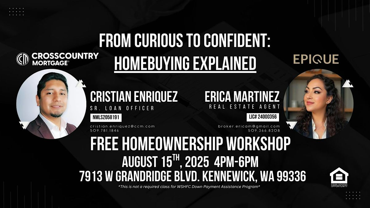 From Curios to Confident: Homebuying Explained, 15 August | Event in Kennewick | AllEvents