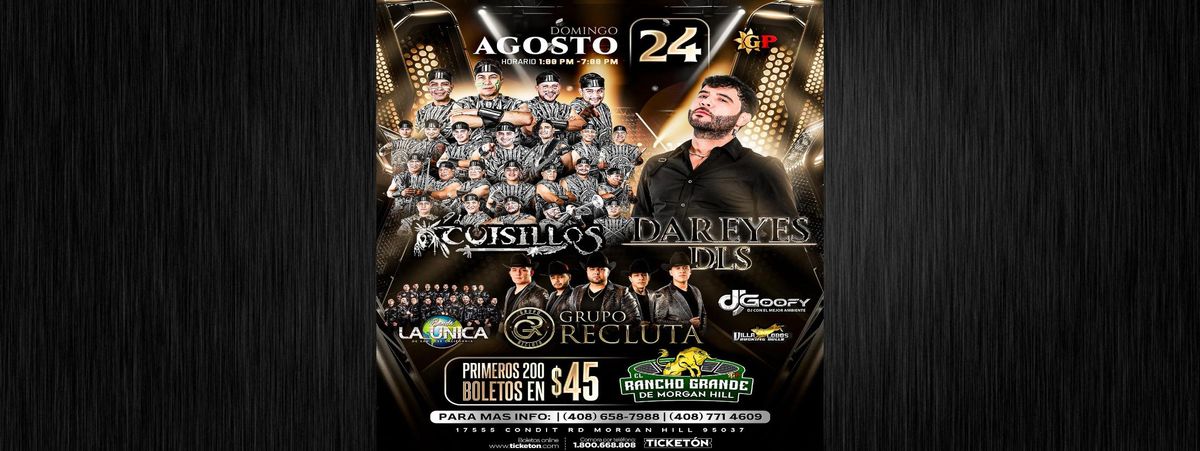 BANDA CUISILLOS, DAREYES DE LA SIERRA & MÁS, 24 August | Event in Morgan Hill | AllEvents