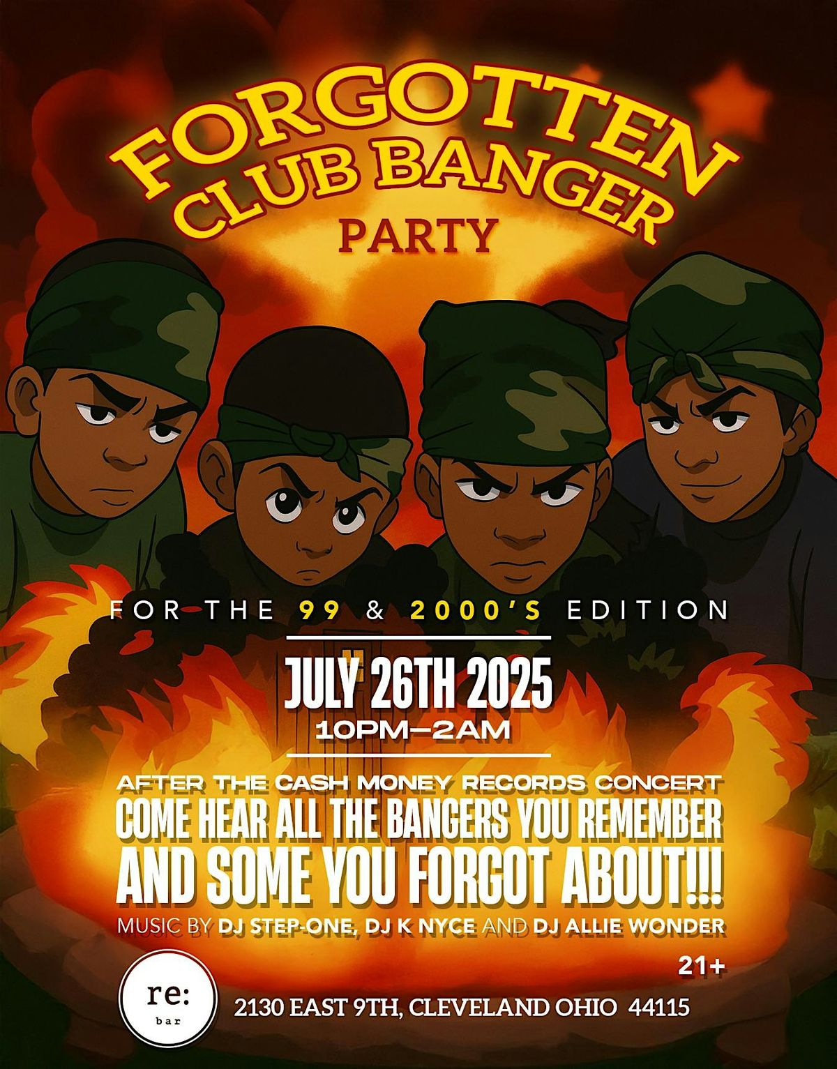 Forgotten Club Banger: For the 99 and 2000's Edition, 26 July | Event in Cleveland | AllEvents