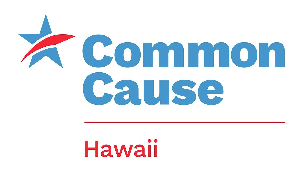 Common Cause Town Hall, 15 May | Event in Honolulu | AllEvents