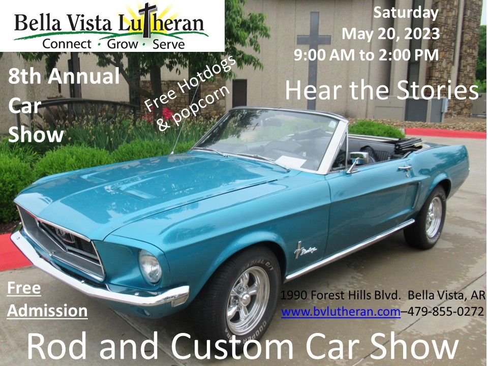 BVLC 8th Annual Car Show 1990 Forest Hills Blvd Bella Vista AR 