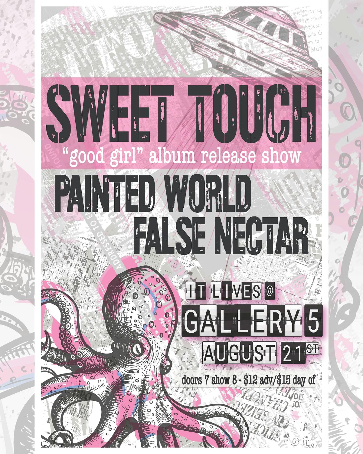 Sweet Touch Album Release Show with False Nectar and Painted World, 21 August | Event in Richmond | AllEvents