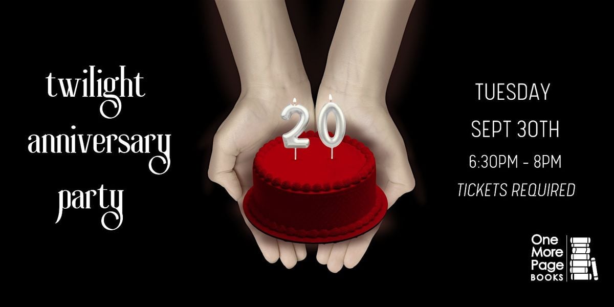 Twilight Anniversary Party at One More Page Books, 30 September | Event in Arlington | AllEvents
