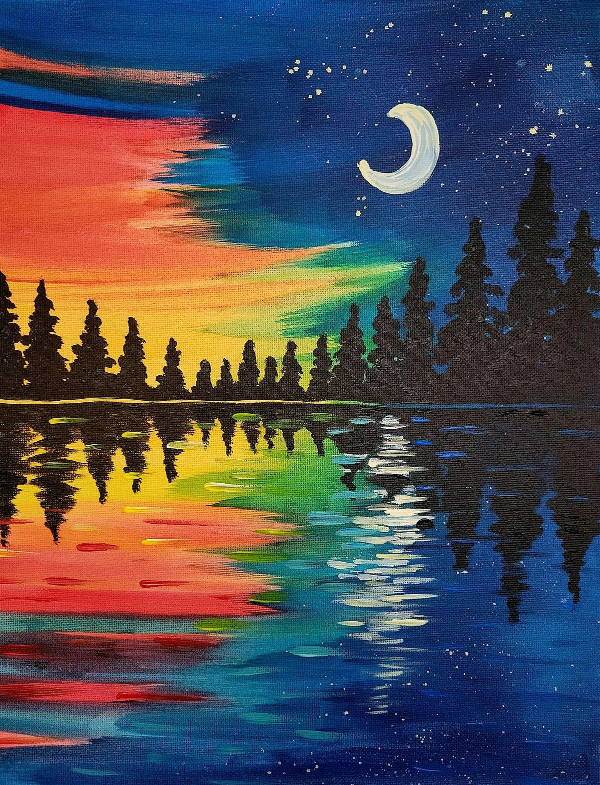 Public Paint Night - Crescent Moon Rising -  SteepleJack Brewery Hillsboro, 22 July | Event in Hillsboro | AllEvents