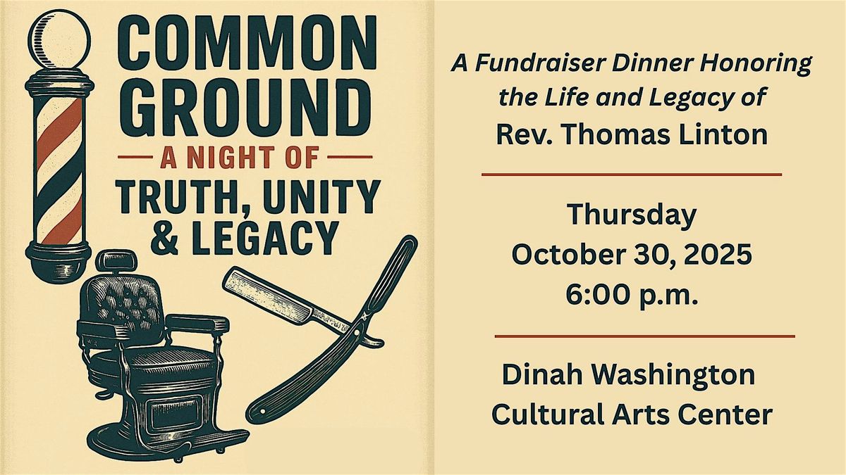 The Common Ground Project: A Night of Truth, Unity & Legacy, 30 October | Event in Tuscaloosa | AllEvents