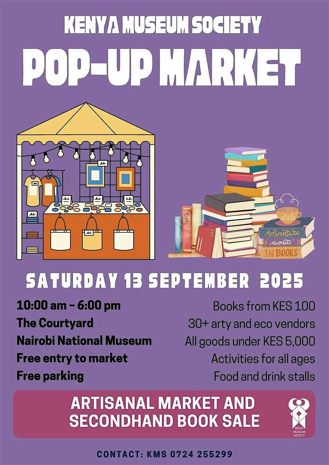 Kenya Museum Society pop up Market, 13 September | Event in Nairobi | AllEvents