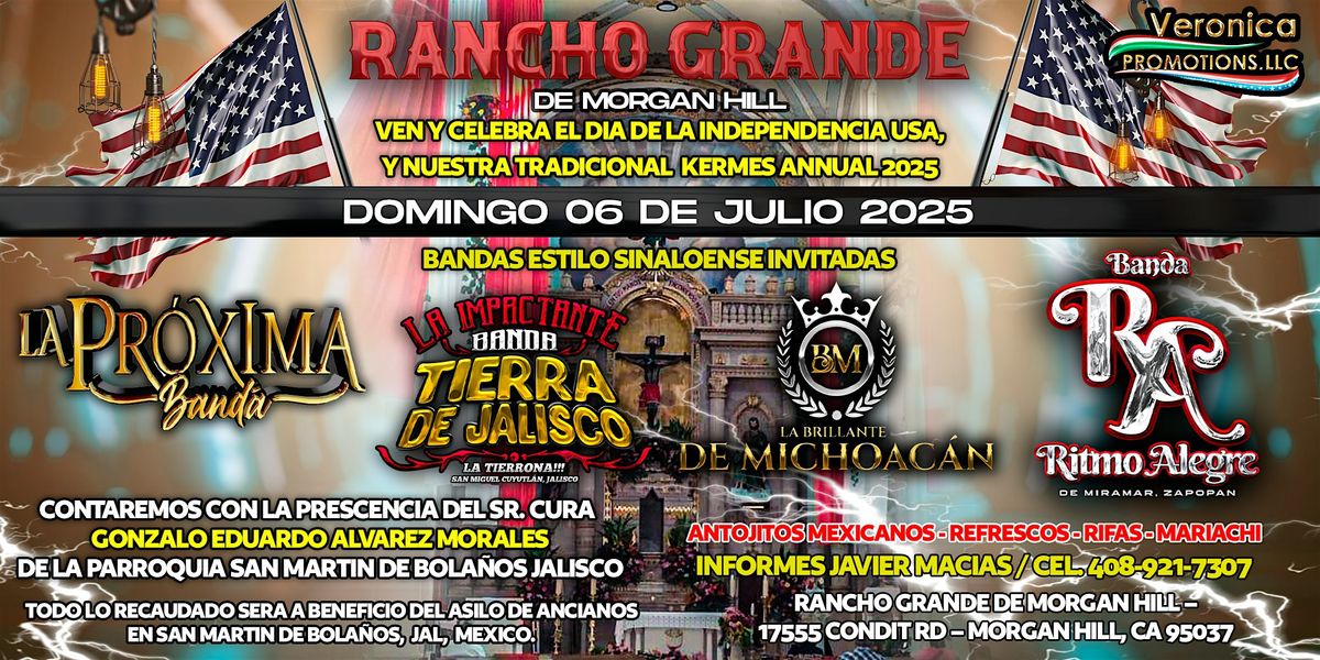 CELEBRACION DIA DE LA INDEPENDENCIA, 6 July | Event in Morgan Hill | AllEvents