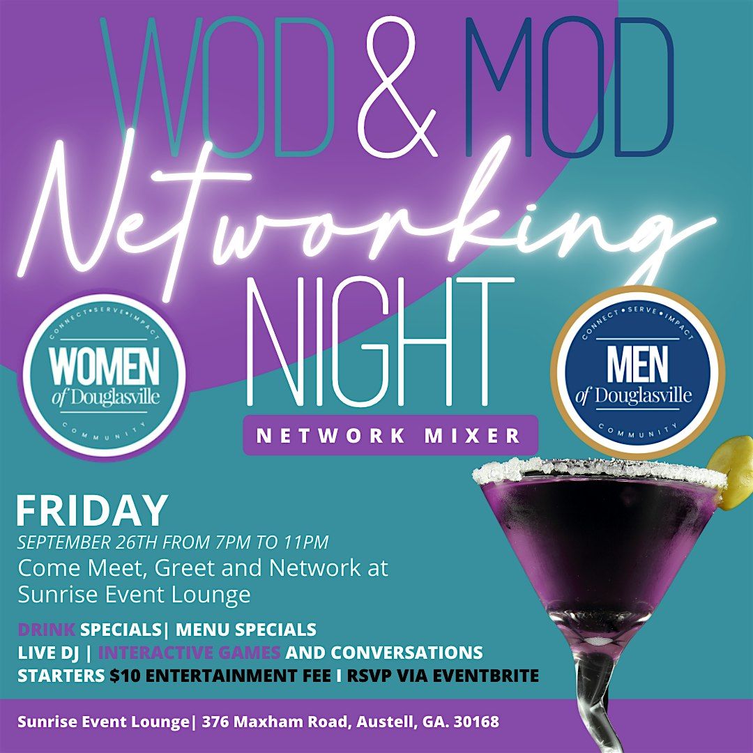 WOD & MOD NETWORKING Mixer, 26 September | Event in Austell | AllEvents