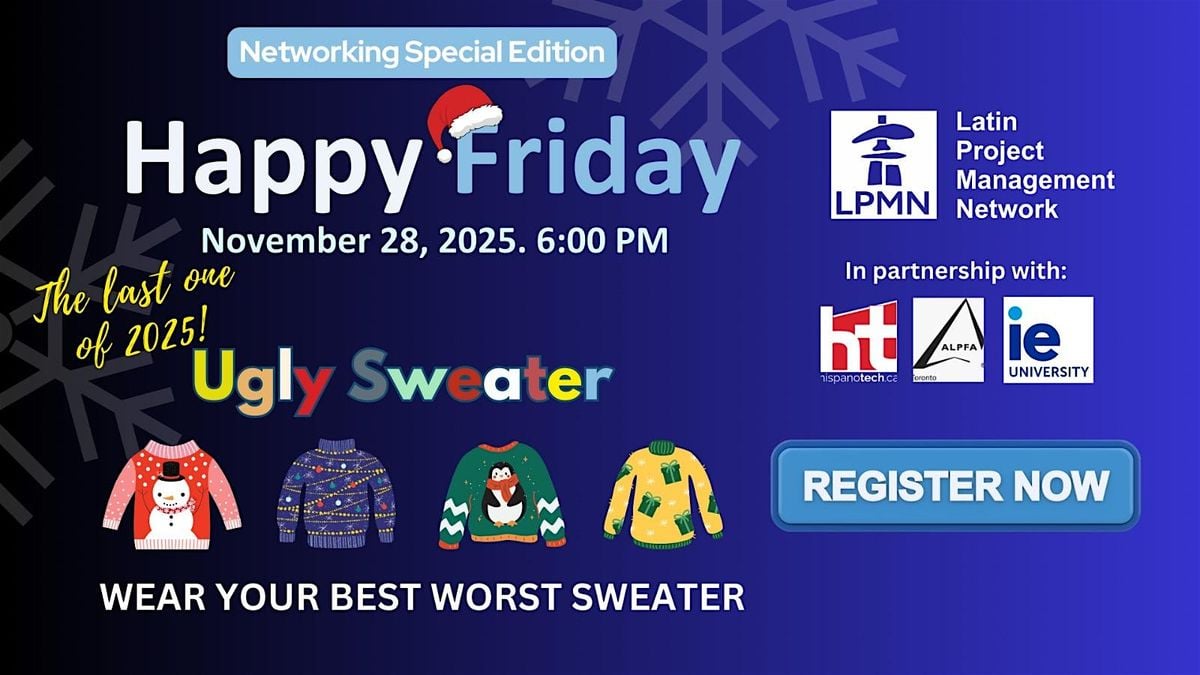 Happy Friday - Ugly Sweater, 28 November | Event in Toronto | AllEvents
