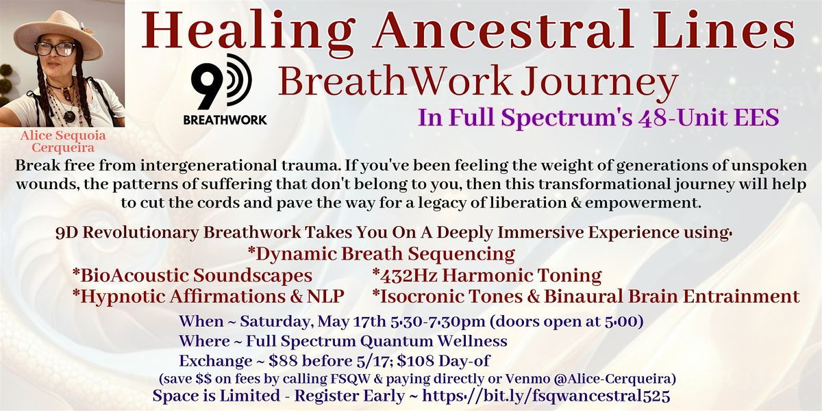 Healing Ancestral Lines 9D Breathwork Journey | Event in Livingston | AllEvents