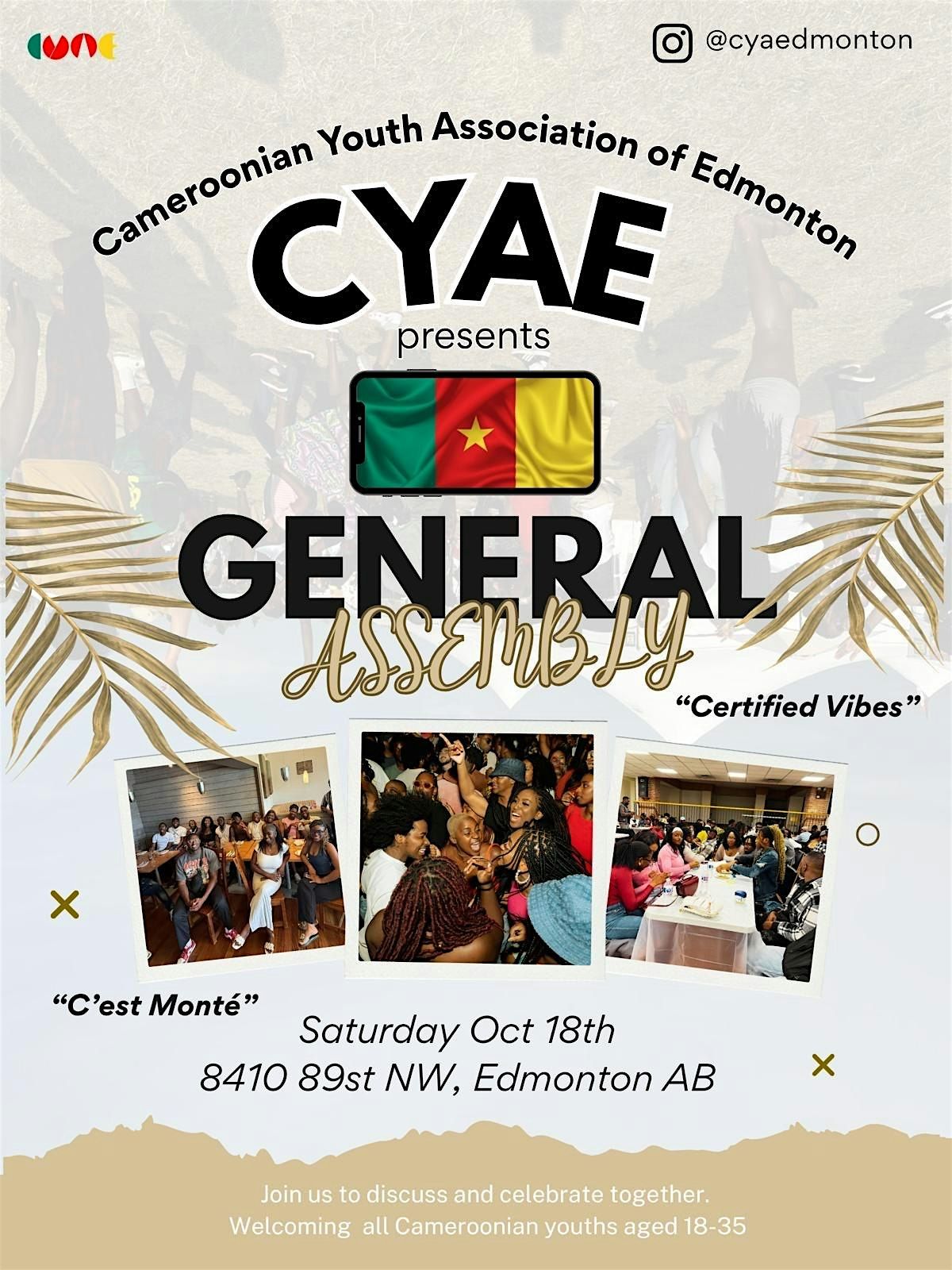 CYAE General Assembly, 18 October | Event in Edmonton | AllEvents