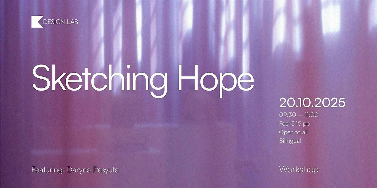 Sketching Hope, 20 October | Event in Eindhoven | AllEvents