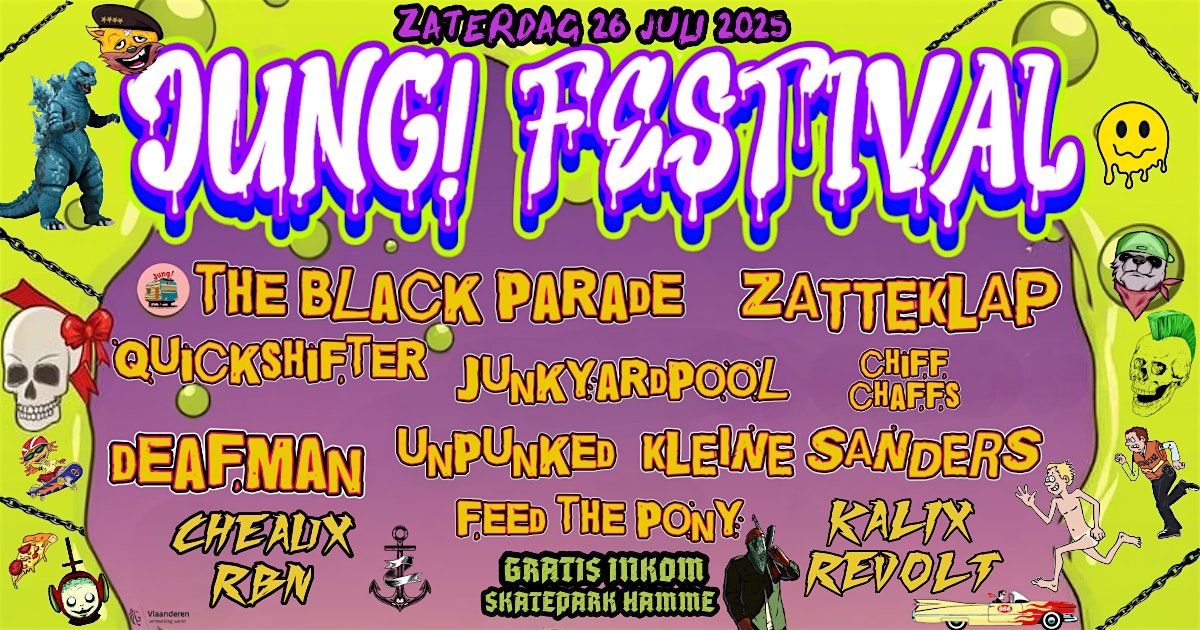 JUNG! FESTIVAL 2025, 26 July | Event in Hamme | AllEvents