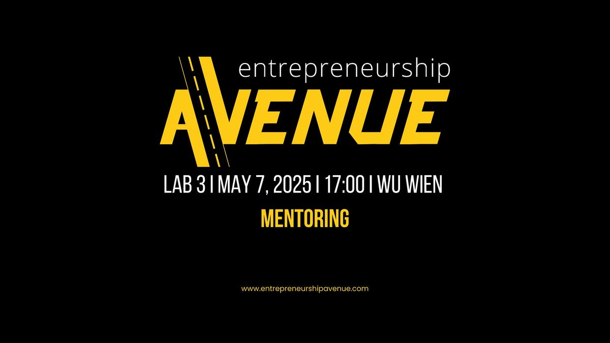 Entrepreneurship Avenue 2025 - LAB 3 | Event in Wien | AllEvents