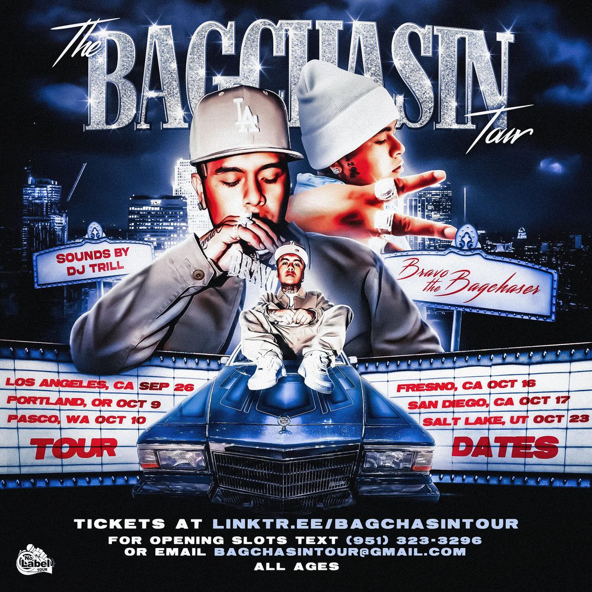 Bravo The Bagchaser Performing Live in Los Angeles, California, Don