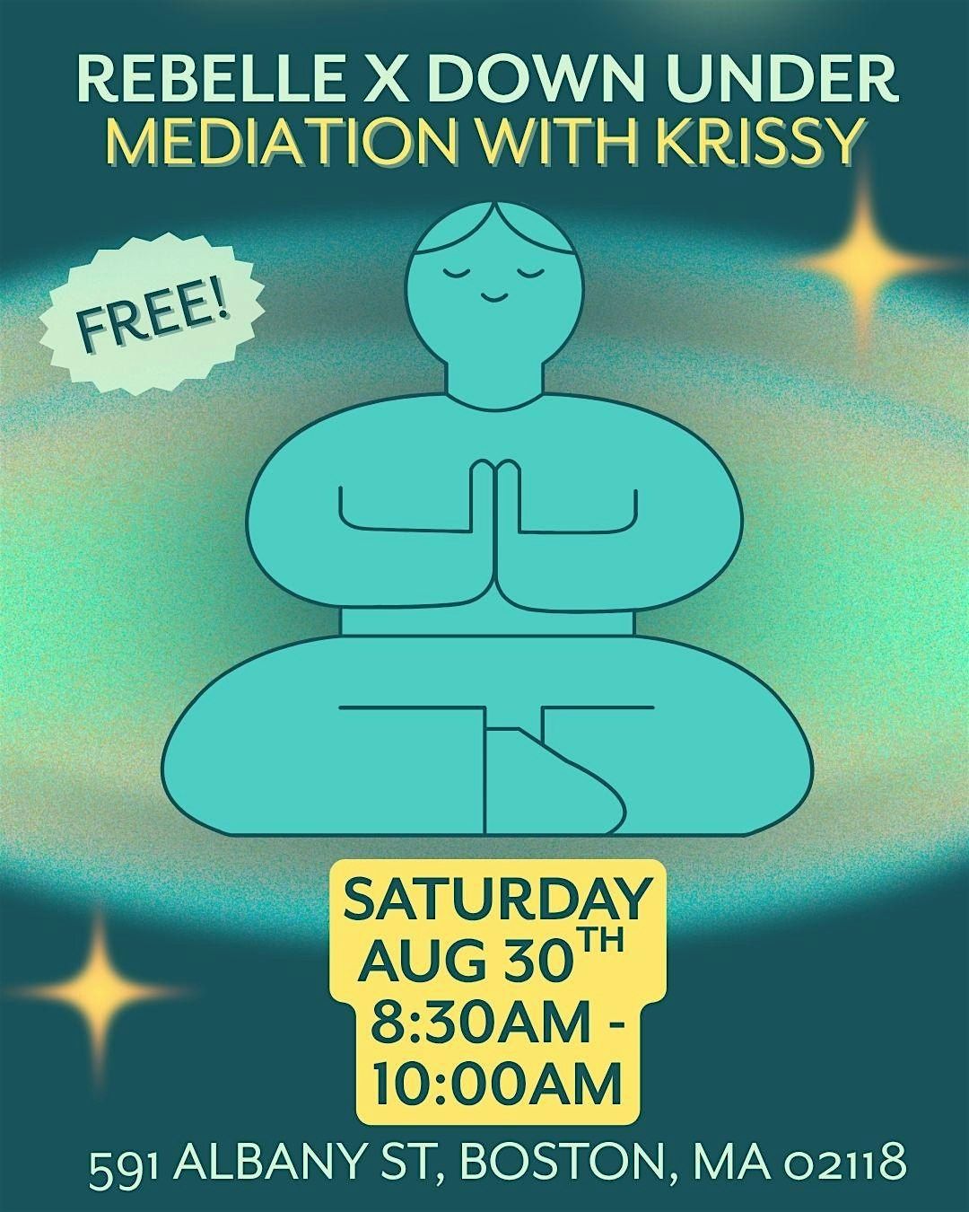 Rebelle X Down Under : Flower + Flow Meditation Event ✨, 30 August | Event in Boston | AllEvents
