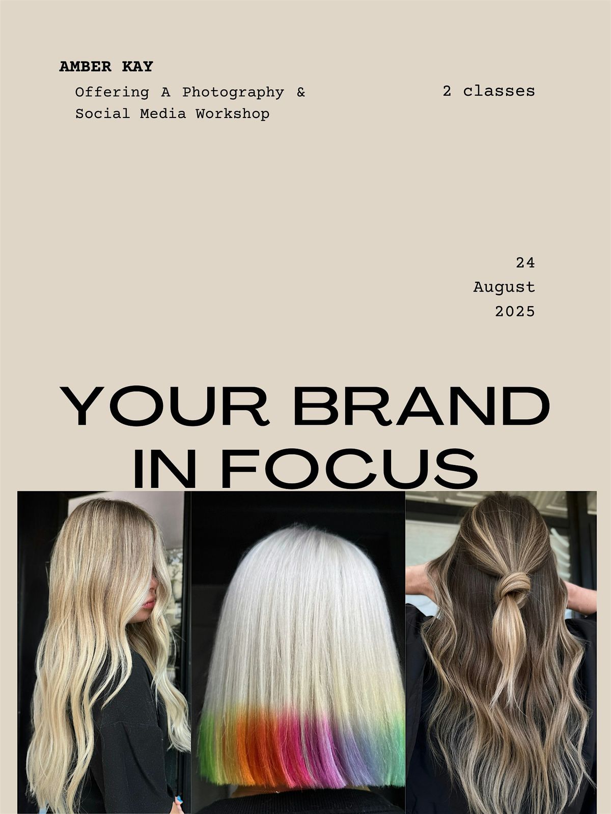 Your Brand In Focus - COMBO CLASS 1 & 2, 17 August | Event in Waterville | AllEvents