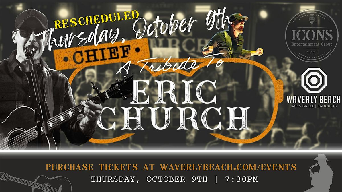 Chief: A Tribute To Eric Church, 9 October | Event in Menasha | AllEvents