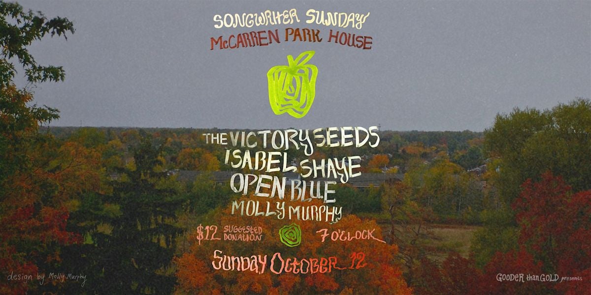 Fall Songwriter Sunday in McCarren Park, 12 October | Event in Brooklyn | AllEvents