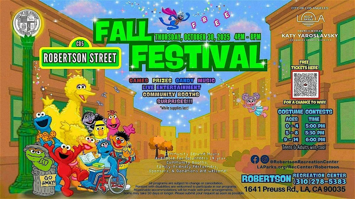 FALL FESTIVAL @ ROBERTSON PARK
